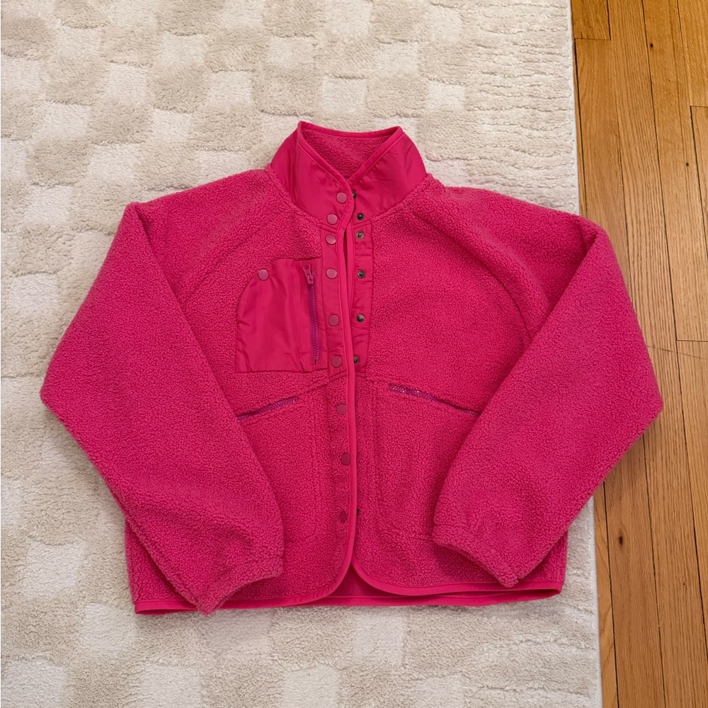 Pink Fleece Jacket